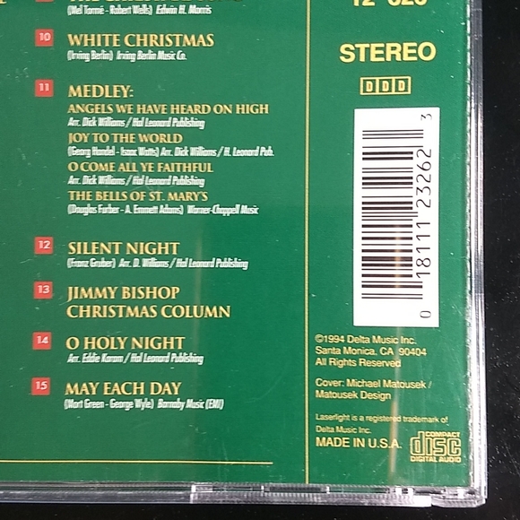 The New Andy Williams Christmas Album LIVE show on CD, 1994, Mint Condition - Picture 5 of 11